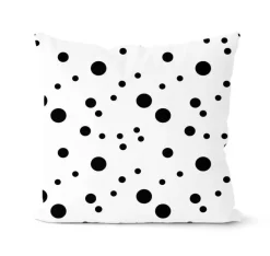 Geometrisches schwarz-weißes Kissenbezug-Set – stilvolle Sofakissenbezüge