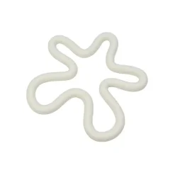 Geometrisches Silikon-Tischset mit rutschfesten Untersetzern und hitzebeständigem Topflappen