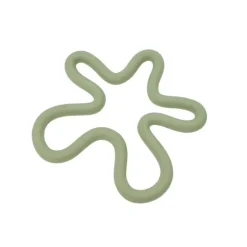 Geometrisches Silikon-Tischset mit rutschfesten Untersetzern und hitzebeständigem Topflappen