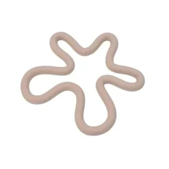 Geometrisches Silikon-Tischset mit rutschfesten Untersetzern und hitzebeständigem Topflappen