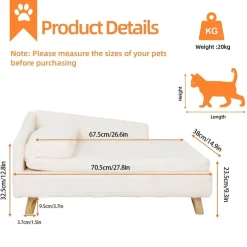 Gepolstertes Hundebett - Soft Pet Lounger