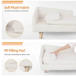 Gepolstertes Hundebett - Soft Pet Lounger