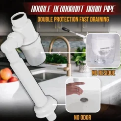 Geruchsfreies Badezimmer Küche Erweiterbares Filterrohr