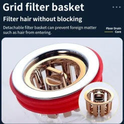 Geruchsneutralisierender Abflussfilter – Universelle Badezimmerlösung