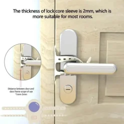 Geräuschreduzierende Türschlossabdeckung - Silent Shield Sicherheitszubehör