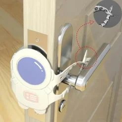 Geräuschreduzierende Türschlossabdeckung - Silent Shield Sicherheitszubehör