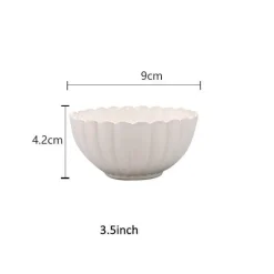 Geschirrset aus weiß glasierter Keramik – Elegante Geschirrkollektion