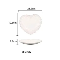 Geschirrset aus weiß glasierter Keramik – Elegante Geschirrkollektion