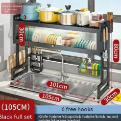 Geschirrständer über der Spüle – Moderner Küchen-Organizer