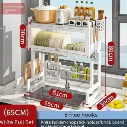Geschirrständer über der Spüle – Moderner Küchen-Organizer