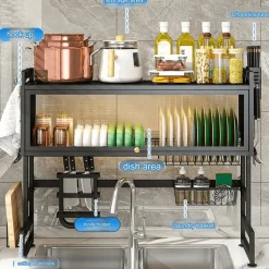 Geschirrständer über der Spüle – Moderner Küchen-Organizer