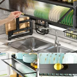 Geschirrständer über der Spüle – Moderner Küchen-Organizer