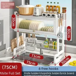 Geschirrständer über der Spüle – Moderner Küchen-Organizer