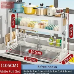 Geschirrständer über der Spüle – Moderner Küchen-Organizer