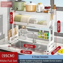 Geschirrständer über der Spüle – Moderner Küchen-Organizer
