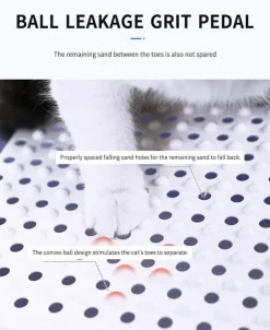 Geschlossene Katzentoilette – Geruchskontrolle, Anti-Spritz-Design