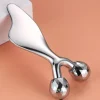 Gesichtsmassagegerät Gua Sha Kaltroller Haut, Straffungs- und Modellierwerkzeug