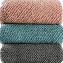 Gestrickte Ananas-Überwurfdecke - Nordisches Sofadekor