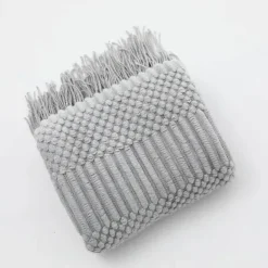 Gestrickte Ananas-Überwurfdecke - Nordisches Sofadekor