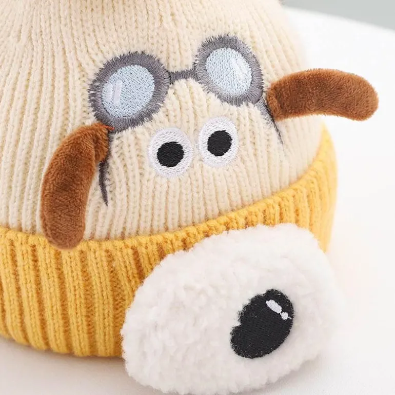 Gestrickte Wintermütze - Süße Snuffle Friends Mütze