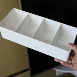 Geteilte Aufbewahrungsbox – Vielseitiger Organizer für Geschirr