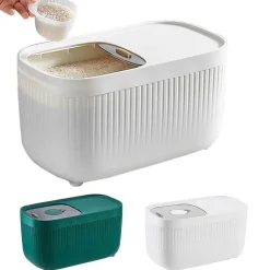 Getreideaufbewahrungsbox mit großer Kapazität – Küchen-Organizer in Pastellfarben