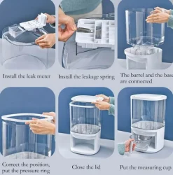 Getreidespender mit großer Kapazität – Mega-Aufbewahrungslösung für einfaches Ausgeben