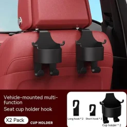 Getränkehalter für den Rücksitz des Autos – Multifunktionale Aufbewahrungslösung für Getränke