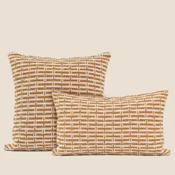 Gewebter Gitterkissenbezug - Dekorativer Kissenbezug