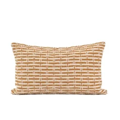 Gewebter Gitterkissenbezug - Dekorativer Kissenbezug