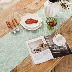 Gewellter Jute-Tischläufer – Rustikales Leinendekor