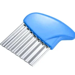 Gewellter Kartoffelschneider - Pommes-Frites-Zerkleinerer aus Edelstahl, Gemüseschneider