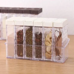 Gewürzdosen-Set – Küchenkräuter-Gewürz-Organizer