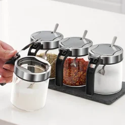 Gewürzglas aus Glas – feuchtigkeitsbeständiger Aufbewahrungsbehälter