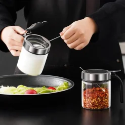 Gewürzglas aus Glas – feuchtigkeitsbeständiger Aufbewahrungsbehälter