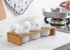 Gewürzglas aus Keramik – Küchenorganizer im japanischen Stil