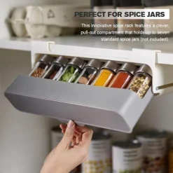 Gewürz-Organizer für unter das Regal – Aufbewahrungslösung für Gewürze in der Küche