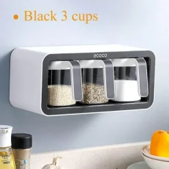 Gewürz-Organizer zur Wandmontage – Gewürzregal mit mehreren Gittern