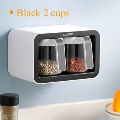 Gewürz-Organizer zur Wandmontage – Gewürzregal mit mehreren Gittern