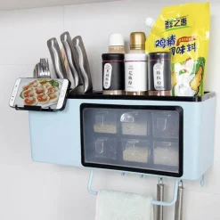 Gewürz-Organizer-Aufbewahrungsbox - Multifunktionaler Gewürzbehälter