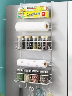 Gewürzregal-Organizer für den Kühlschrank – Super-Aufbewahrungslösung für Küchenkräuter