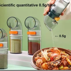 Gewürzspenderflasche – Messausgießer für genaues Würzen