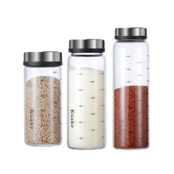 Gewürzstreuer aus Glas – Salz- und Pfefferstreuer