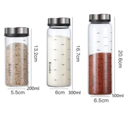 Gewürzstreuer aus Glas – Salz- und Pfefferstreuer