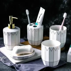 Gianini Bathroom Accessory Set - Elegant Home Décor Essentials