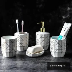 Gianini Bathroom Accessory Set - Elegant Home Décor Essentials