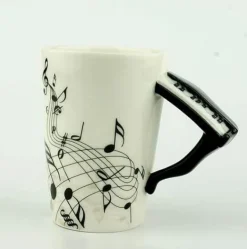 Gitarrentasse – Keramik-Kaffeetasse für Musikliebhaber