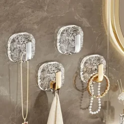 Glacier Acrylic Wall Hooks - Stylish Wall Storage Solutions