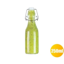 Glas-Aufbewahrungsflasche für Wein, Marmelade, Honig und mehr – eleganter, vielseitiger Behälter