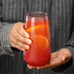 Glasbecher-Set mit Deckel und Strohhalm – vielseitiges Trinkgeschirr für Tee, Kaffee, Saft und Milch